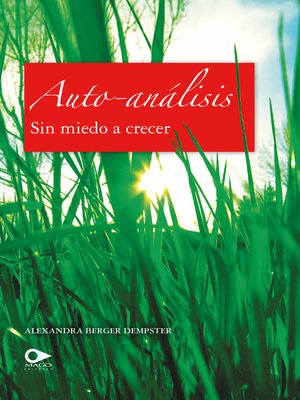cover image of Auto-análisis. Sin miedo a crecer